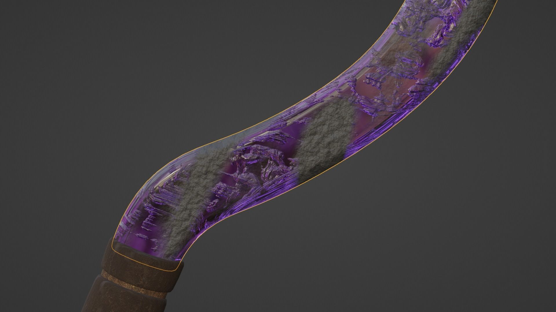 Cronus Sickle - Purple 3D model_10