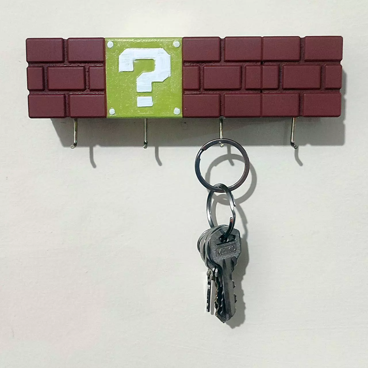 mario bros key holder 3D print model