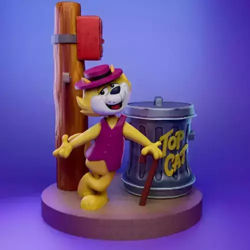 Top Cat  3D print model