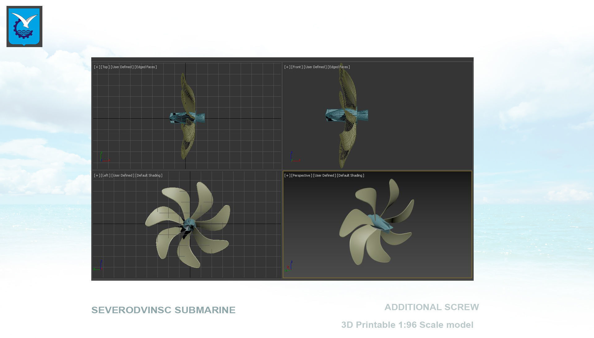 Severodvinsk Submarine 3D Print Model 3D print model_8