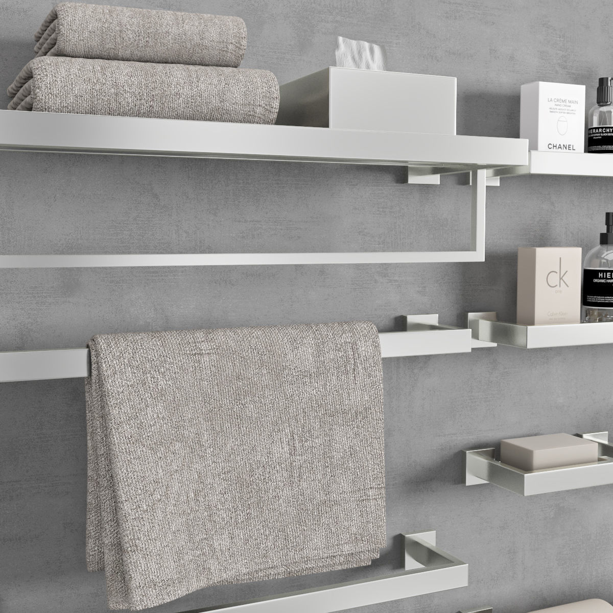 bathroom accessories set 31 3D model_3