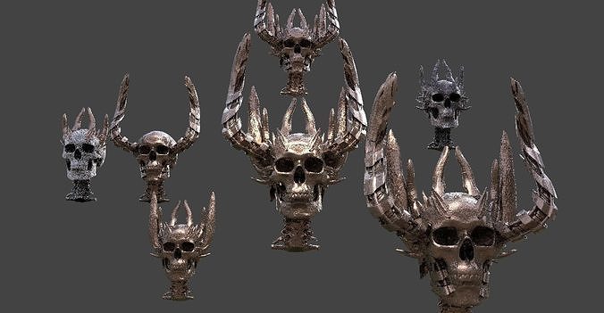 Dragon Crown Horned  collection 3D model