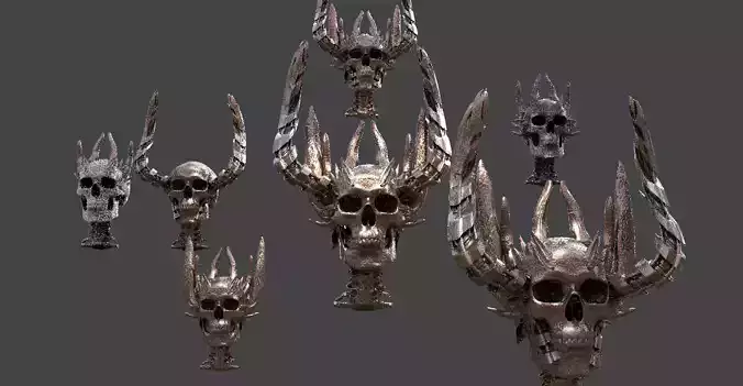 Dragon Crown Horned  collection 3D model