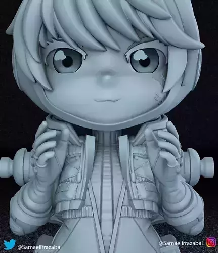 Apex Legends  Wattson figure and keychain fanart