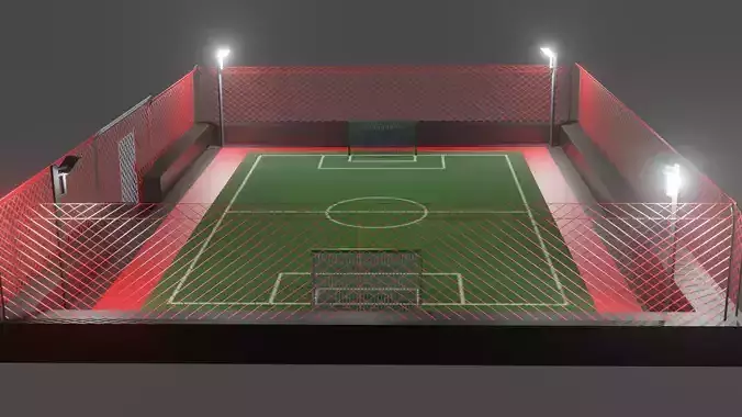 Street football pitch
