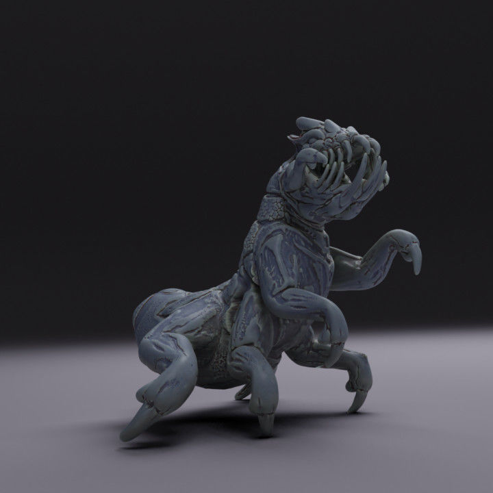 Dragonfly Nymph 3D print model_1