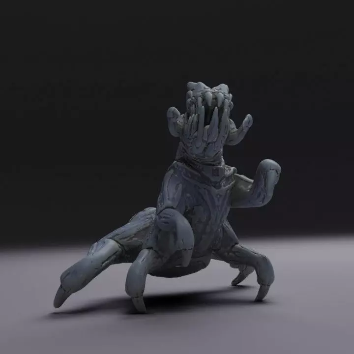 Dragonfly Nymph 3D print model_0