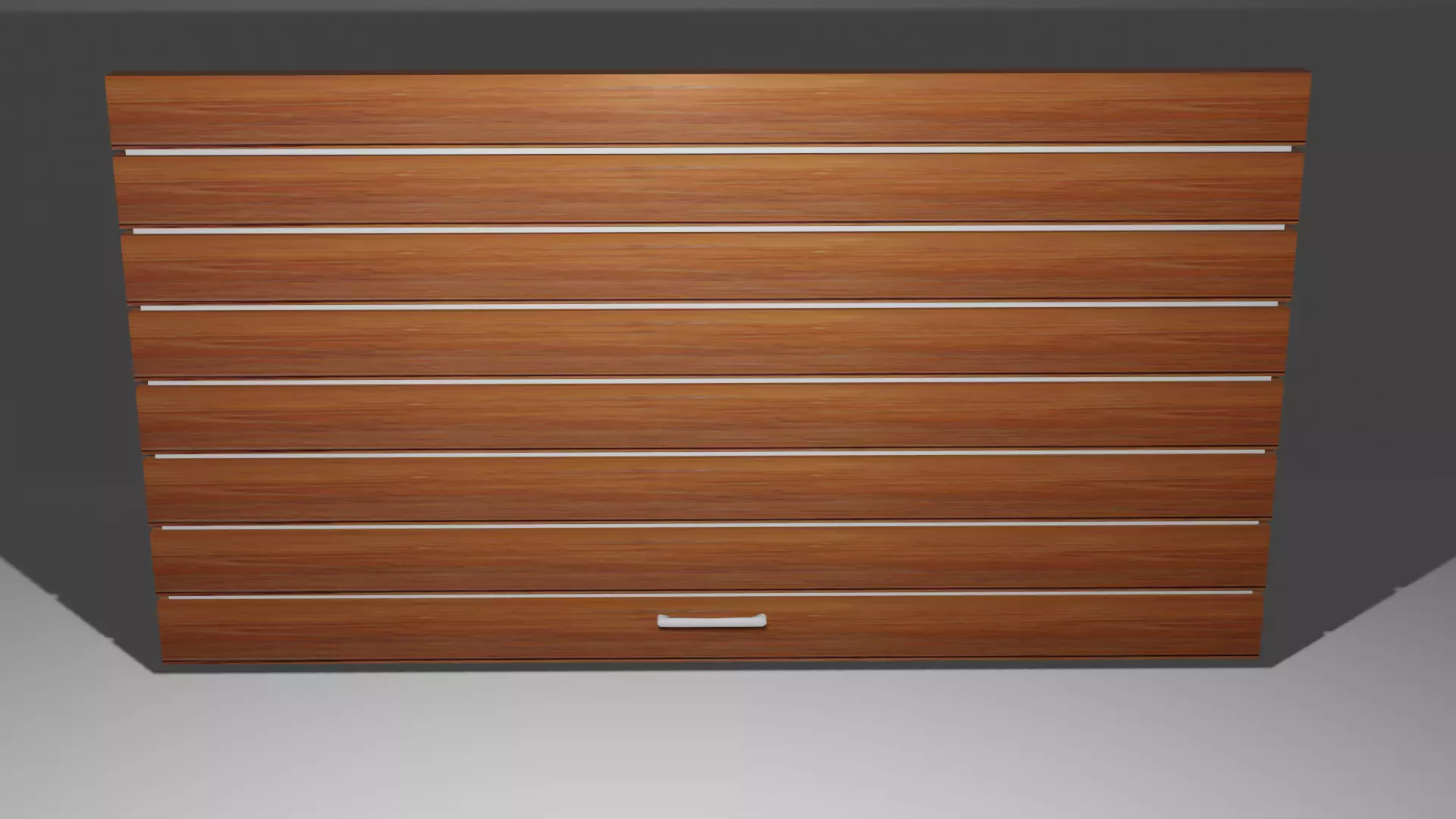 Garage door 3D model_0