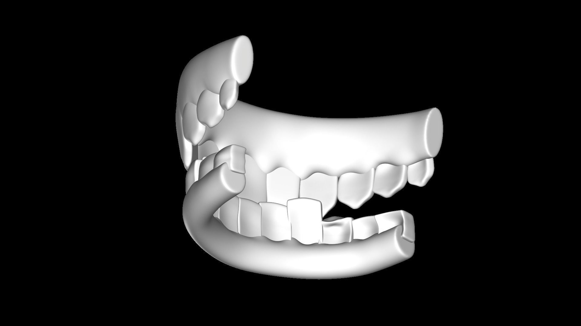 Teeth Dentures 3D file 3D print model_7