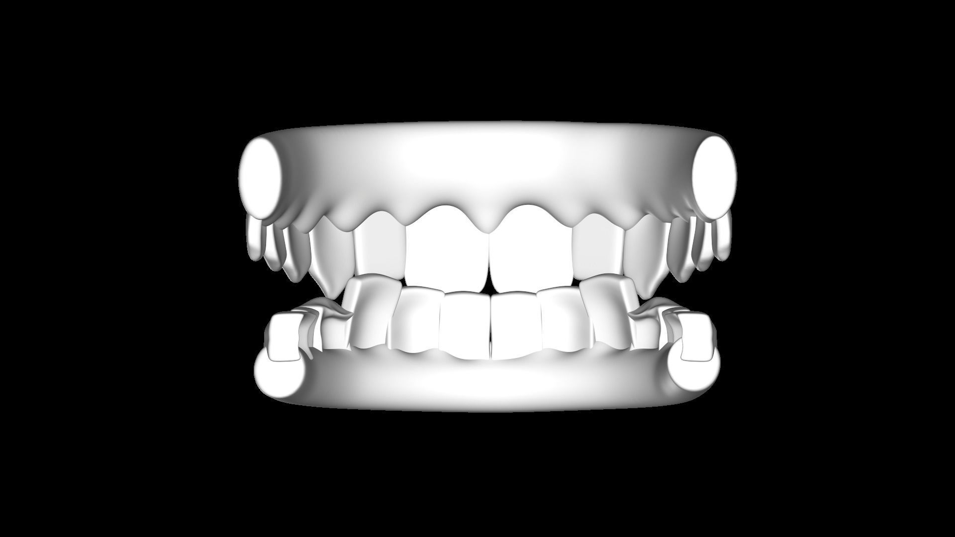 Teeth Dentures 3D file 3D print model_4