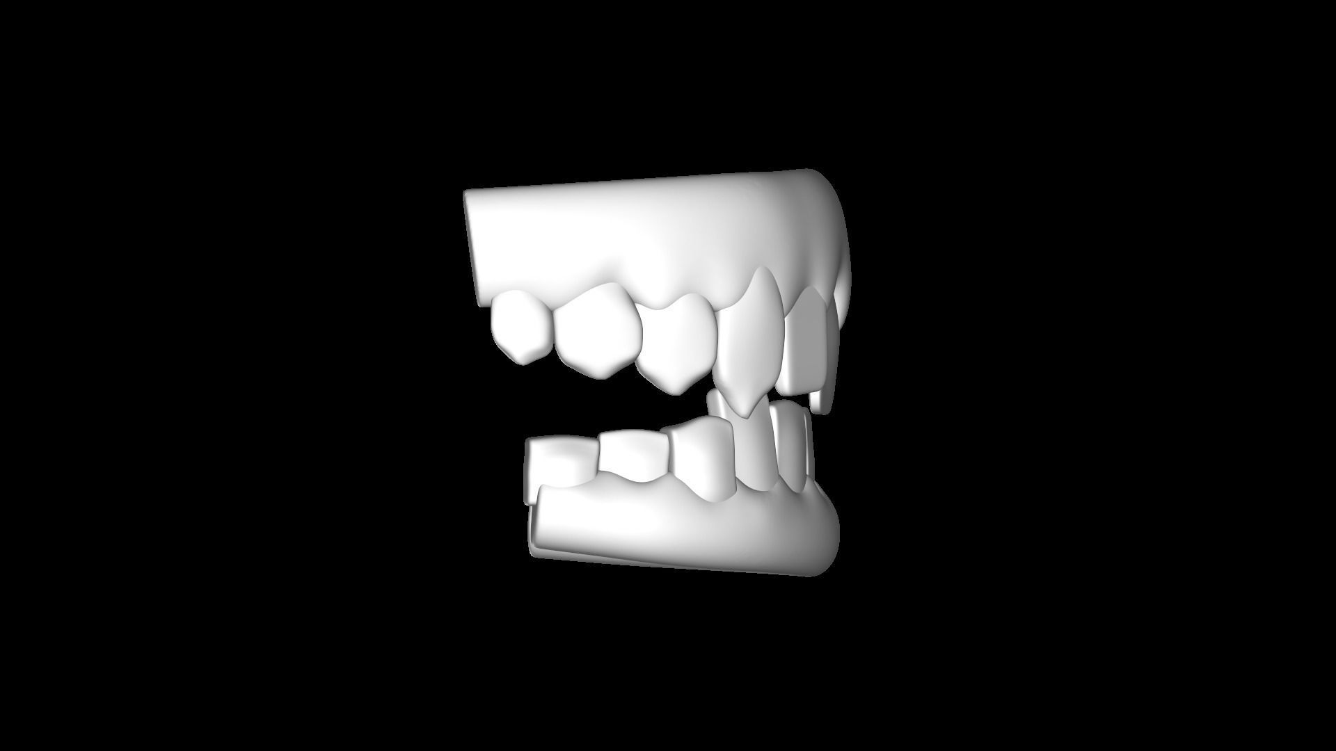 Teeth Dentures 3D file 3D print model_2