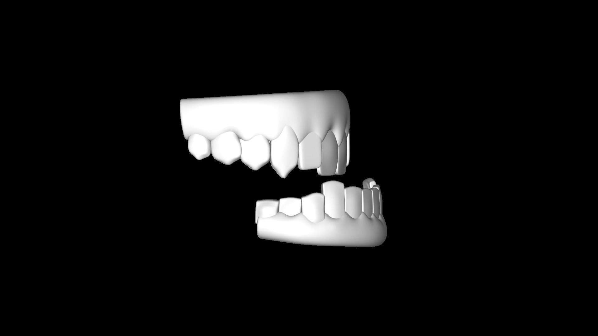 Teeth Dentures 3D file 3D print model_1