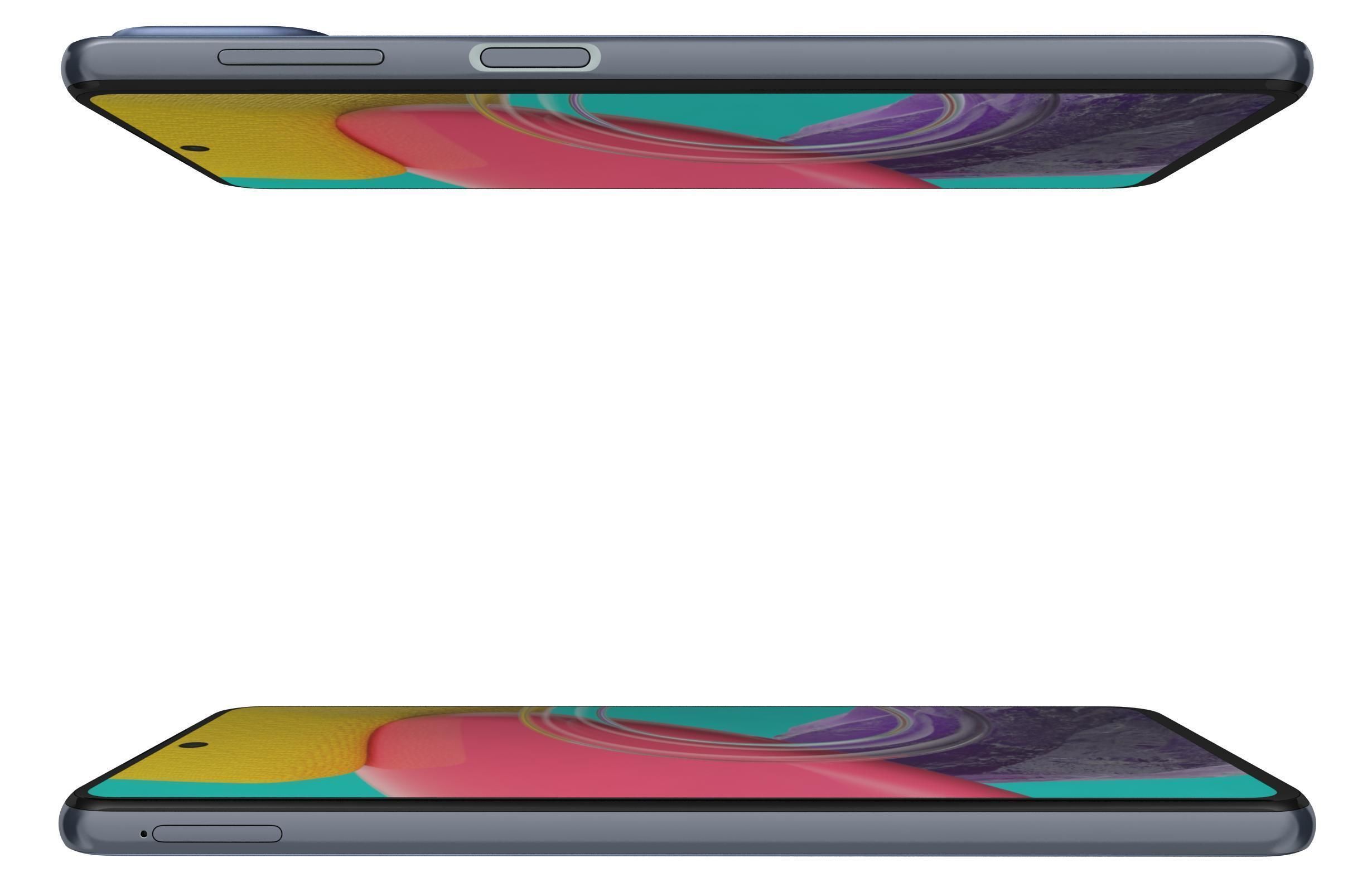 Samsung Galaxy M53 Blue 3D model_8