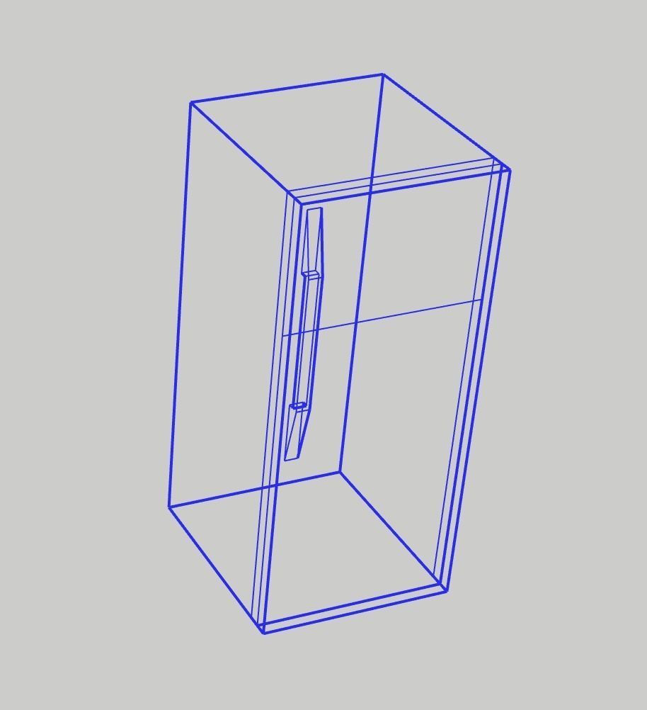 Refrigerator Free low-poly 3D model_1
