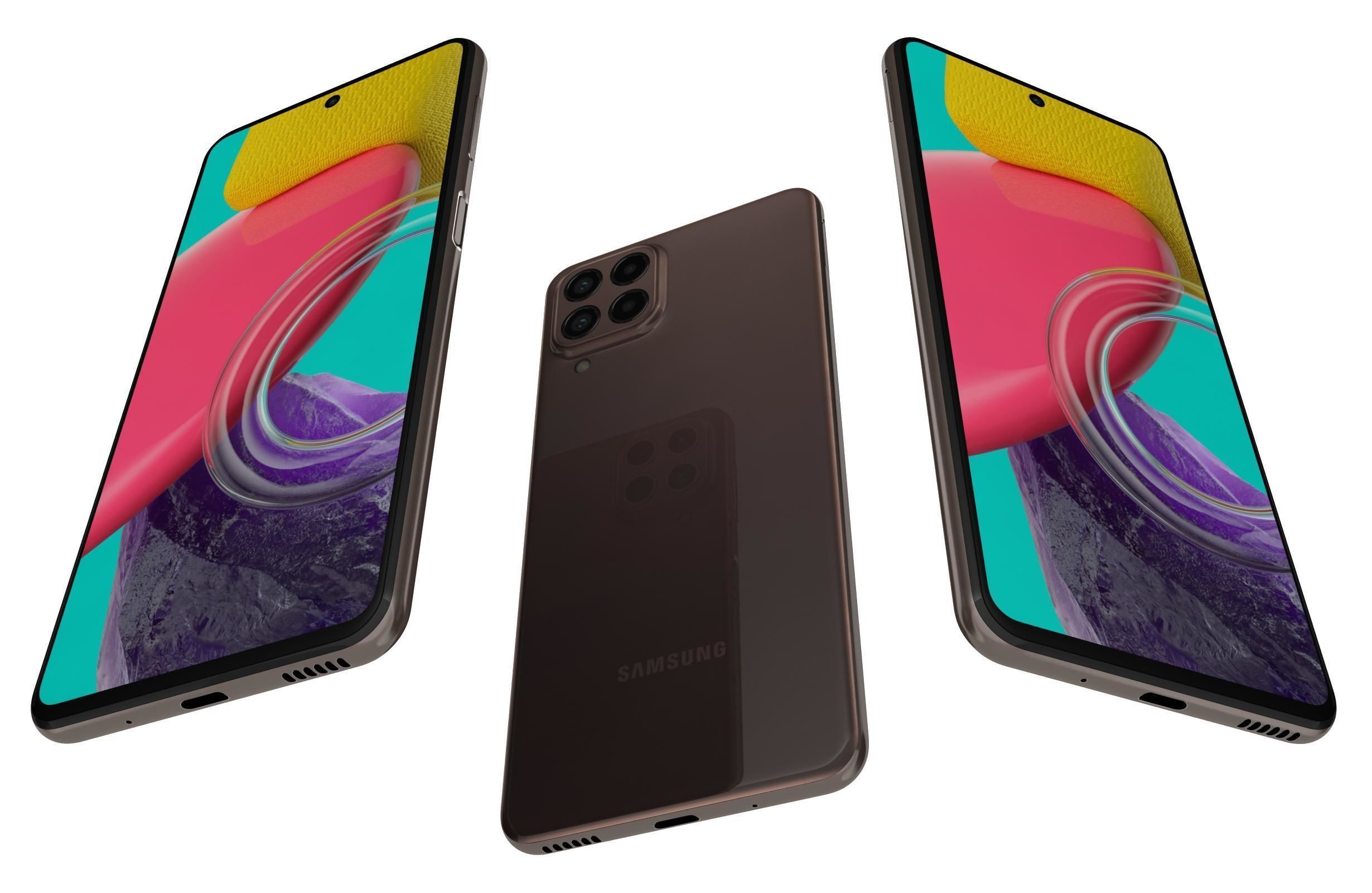 Samsung Galaxy M53 Brown 3D model_1