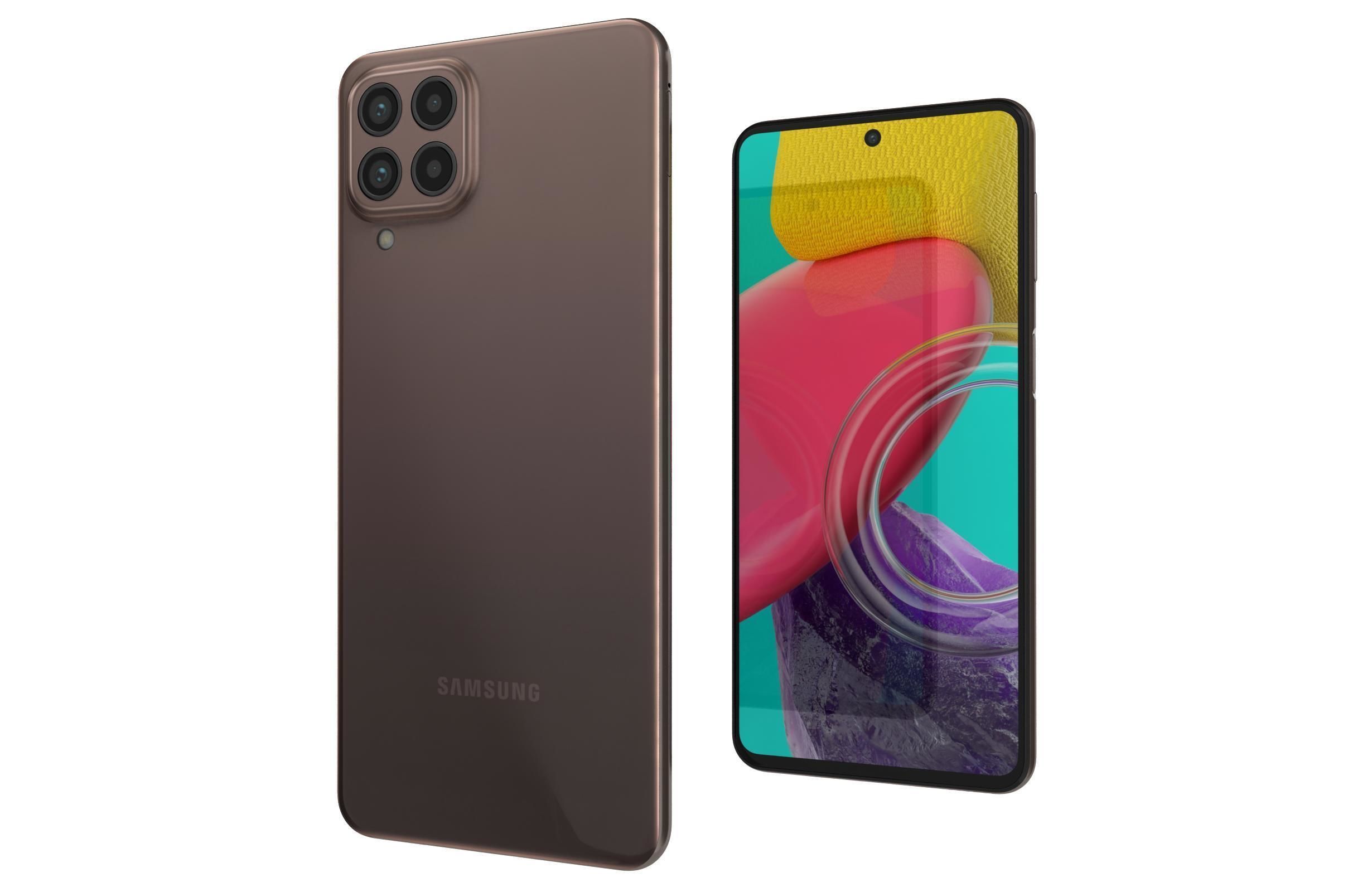 Samsung Galaxy M53 Brown 3D model_7