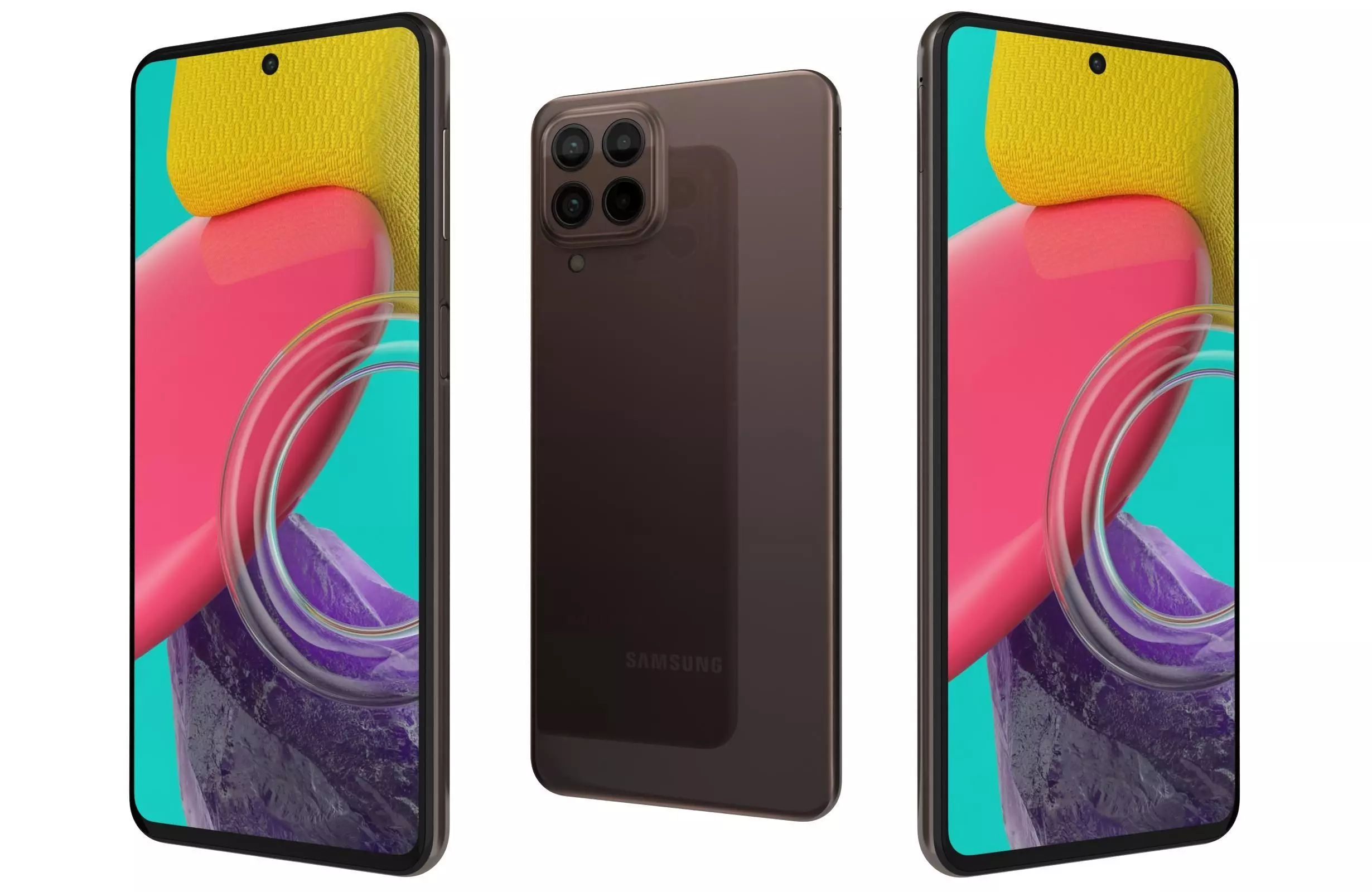 Samsung Galaxy M53 Brown 3D model_0