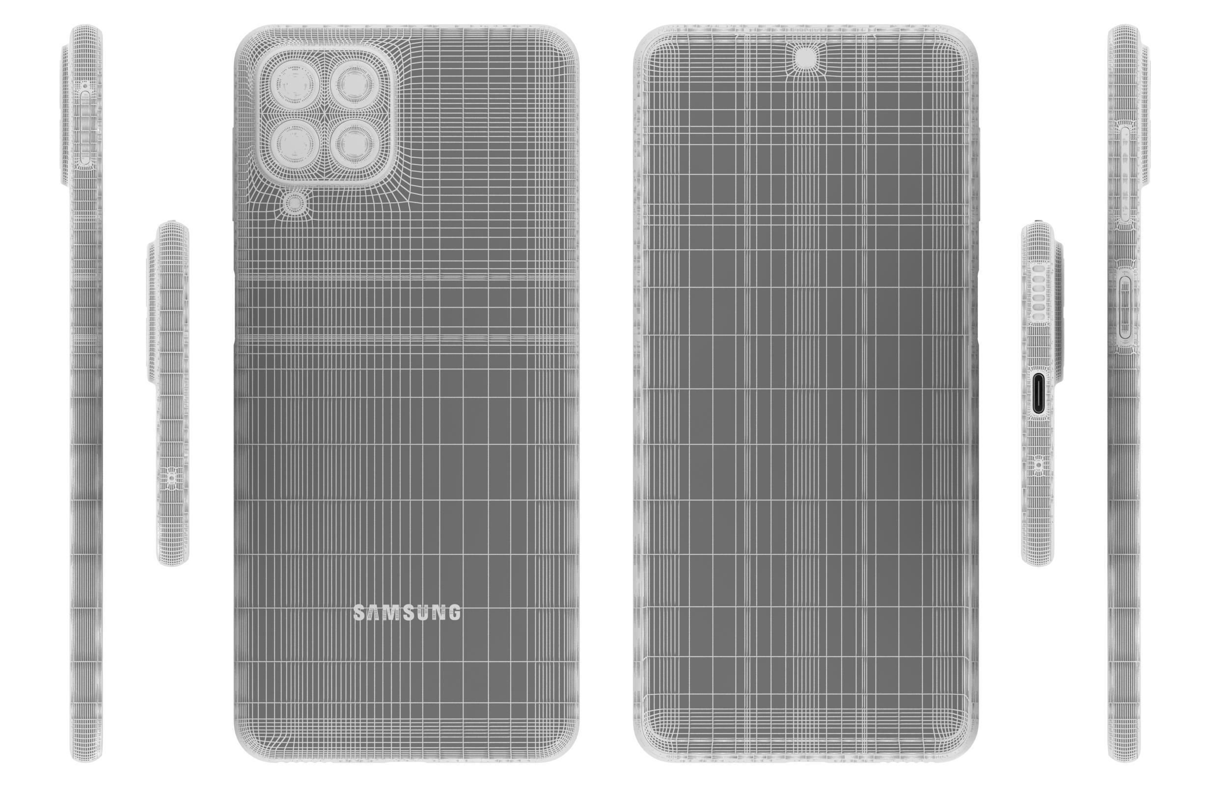 Samsung Galaxy M53 Brown 3D model_16