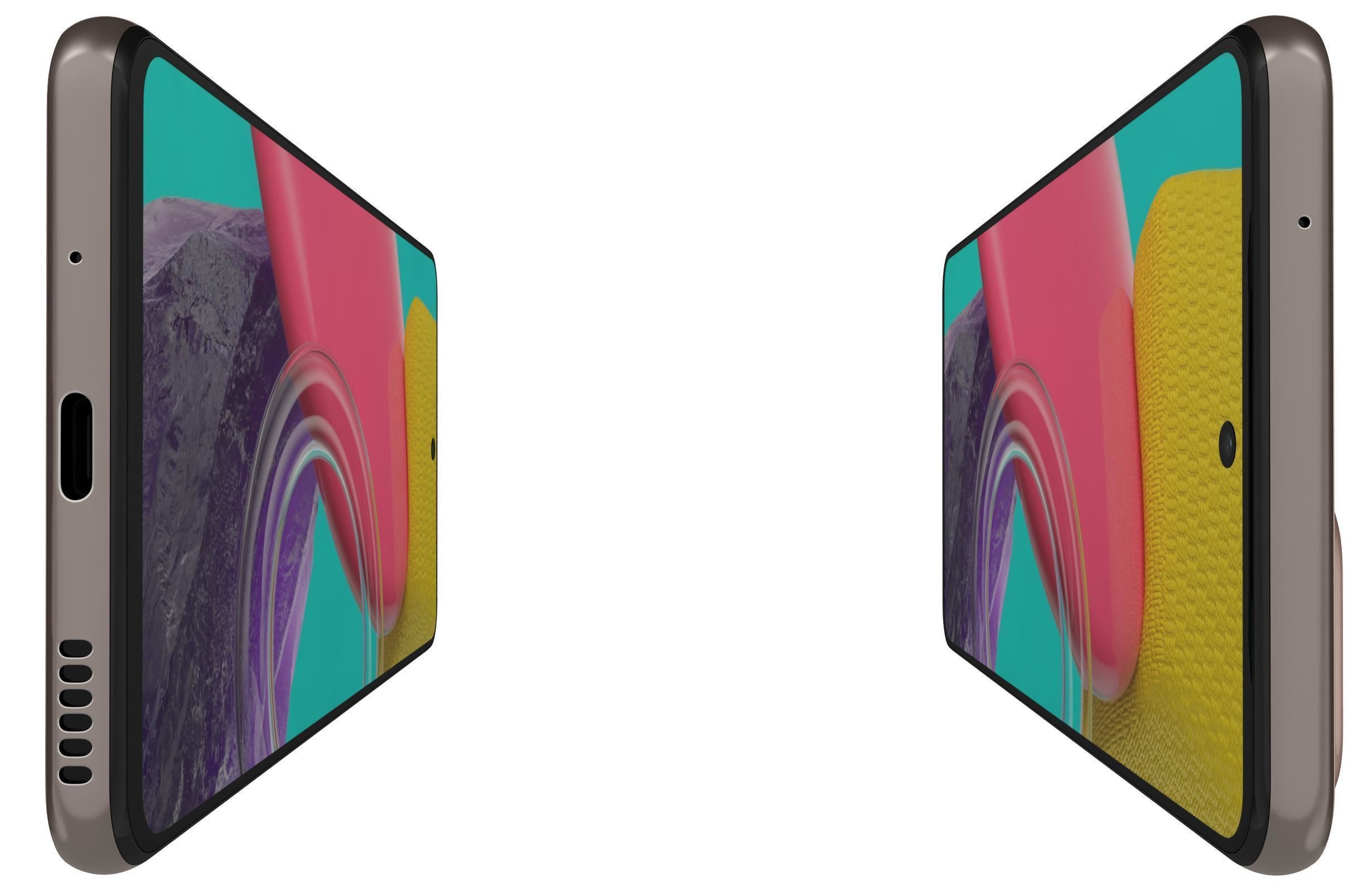 Samsung Galaxy M53 Brown 3D model_8