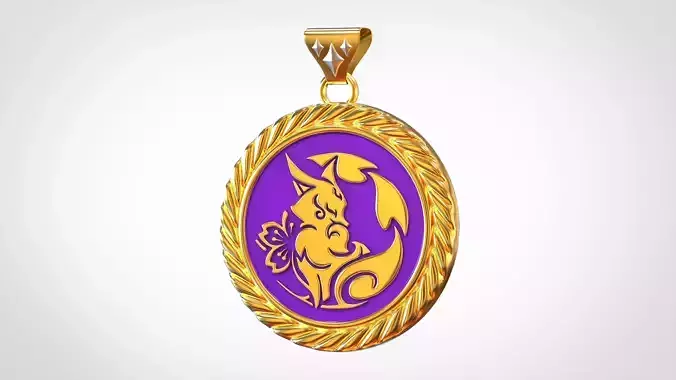Divina Vulpes Pendant