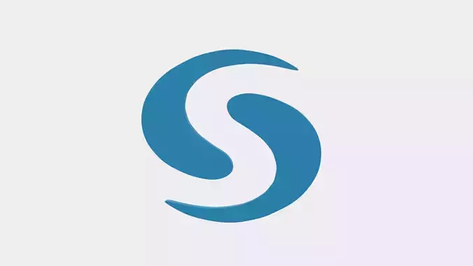 Syscoin Blockchain Low-Poly 3D Model