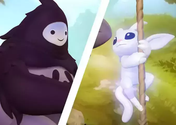 Ori and  Naru  - Ori and the Blind Forest