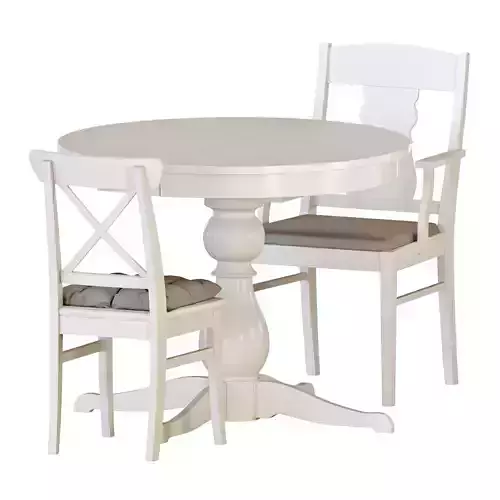 INGATORP Table And Chairs set 2