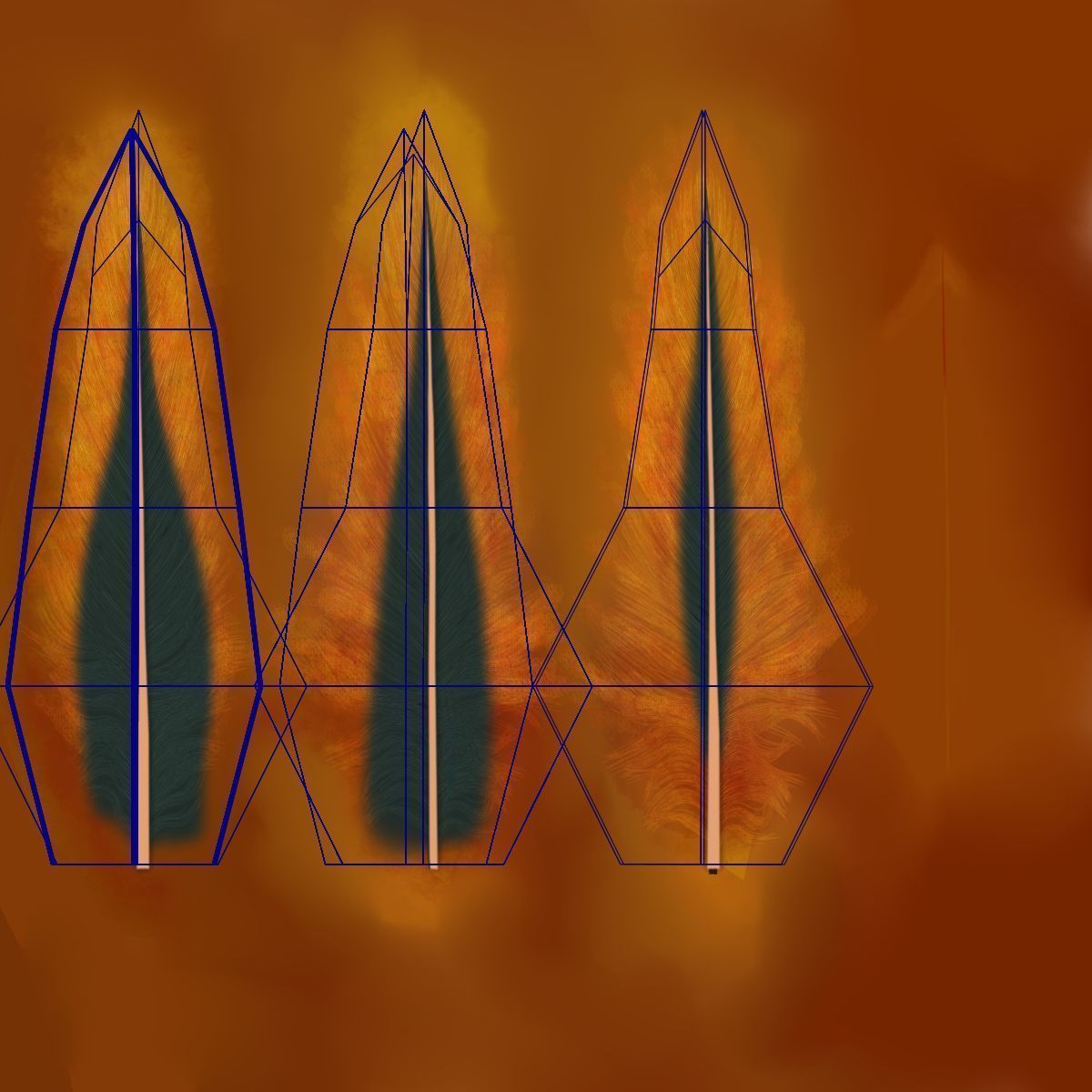 Black Cock Animated VFX Grace 3D model_55