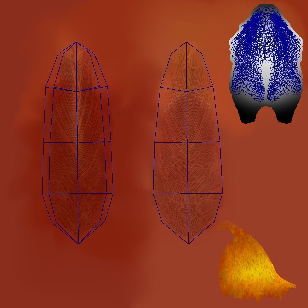 Black Cock Animated VFX Grace 3D model_36