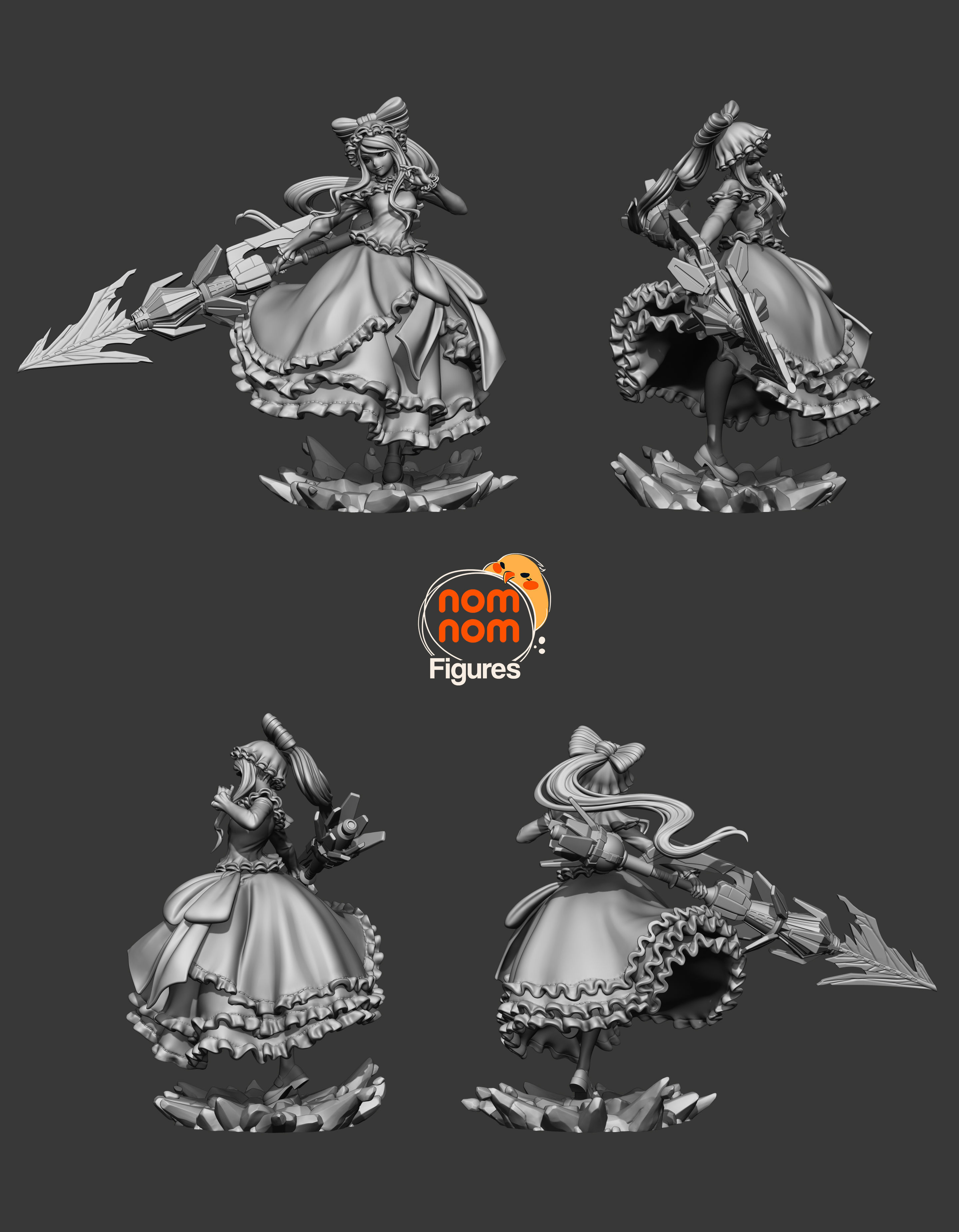 Shalltear Bloodfallen - Overlord 3D print model_9