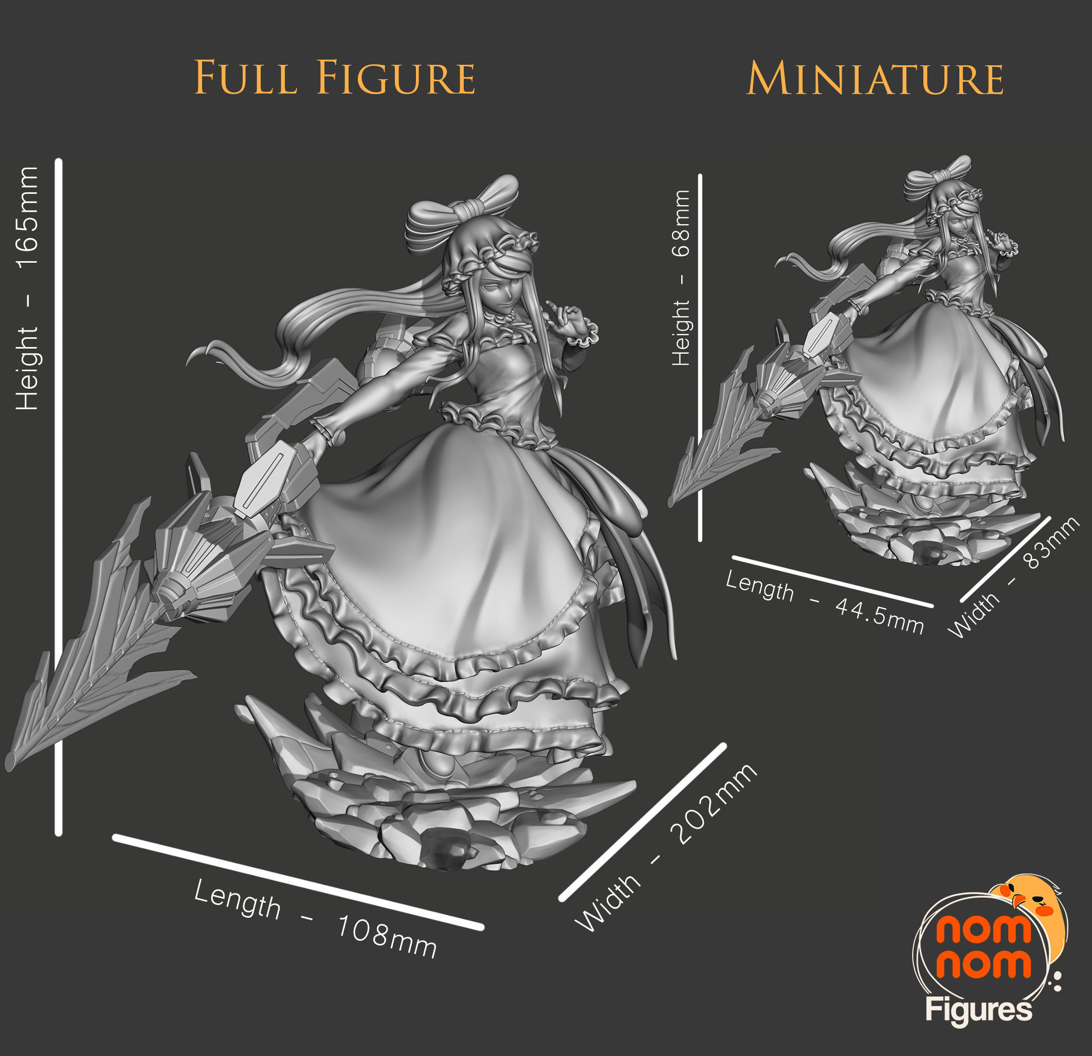 Shalltear Bloodfallen - Overlord 3D print model_8