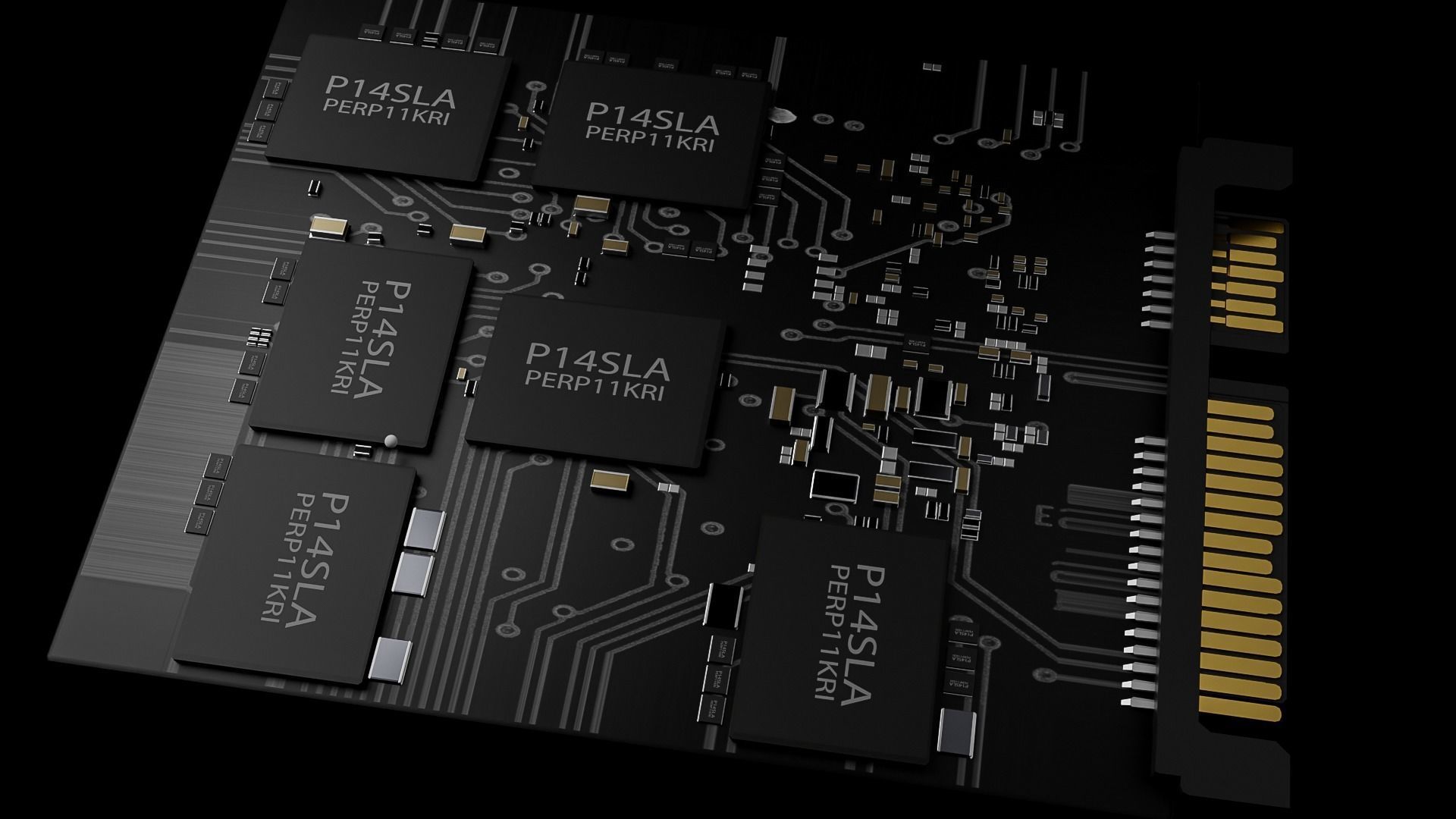 SSD 3D model Low-poly 3D model_1