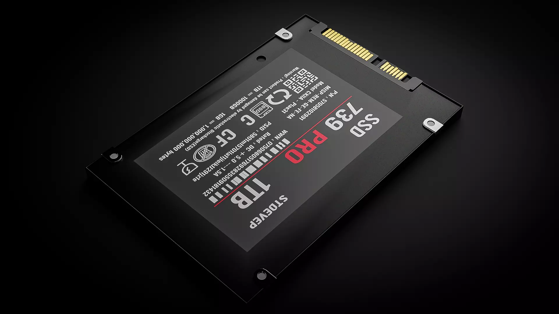 SSD 3D model Low-poly 3D model_0