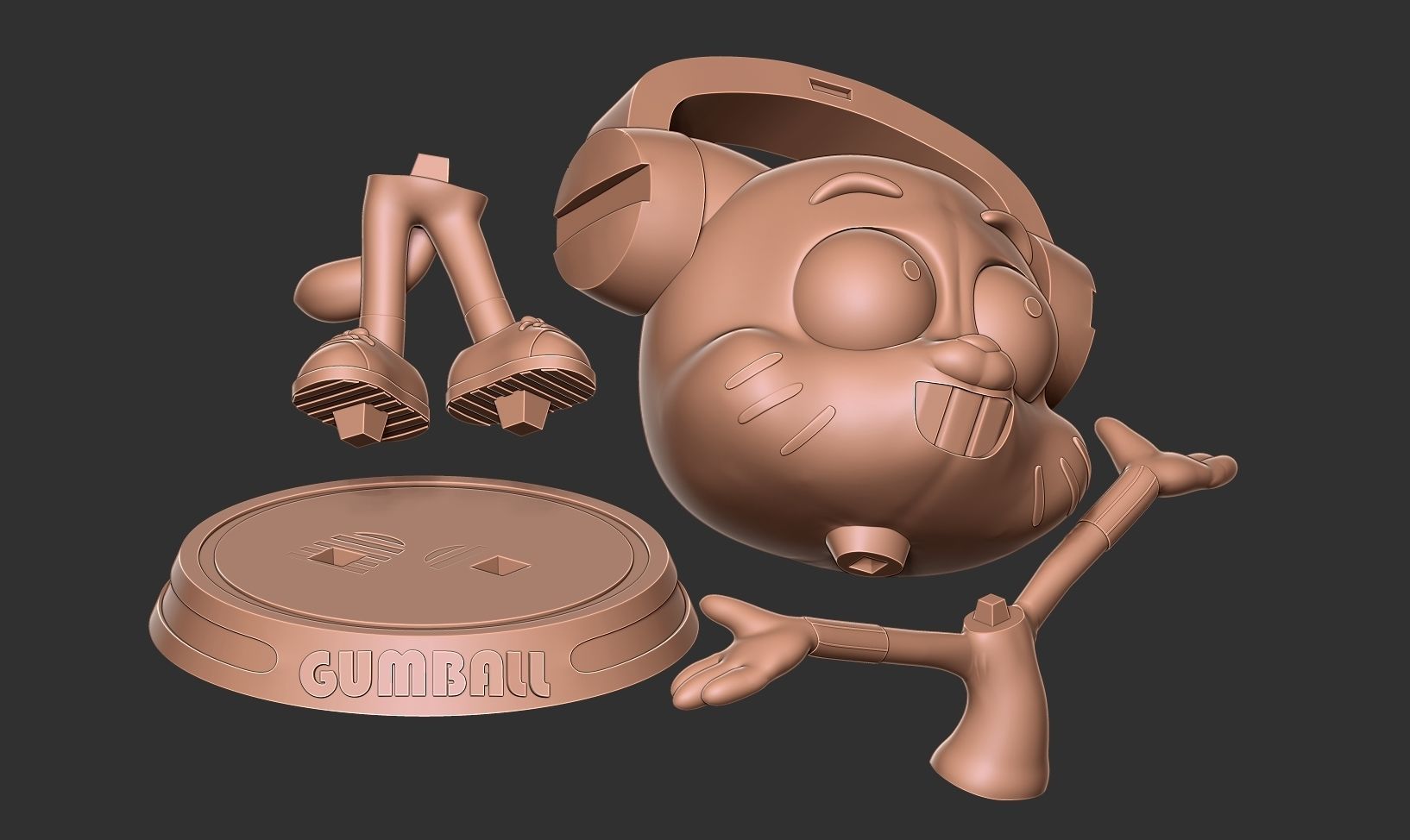 Gumball Watterson 3D print model_14