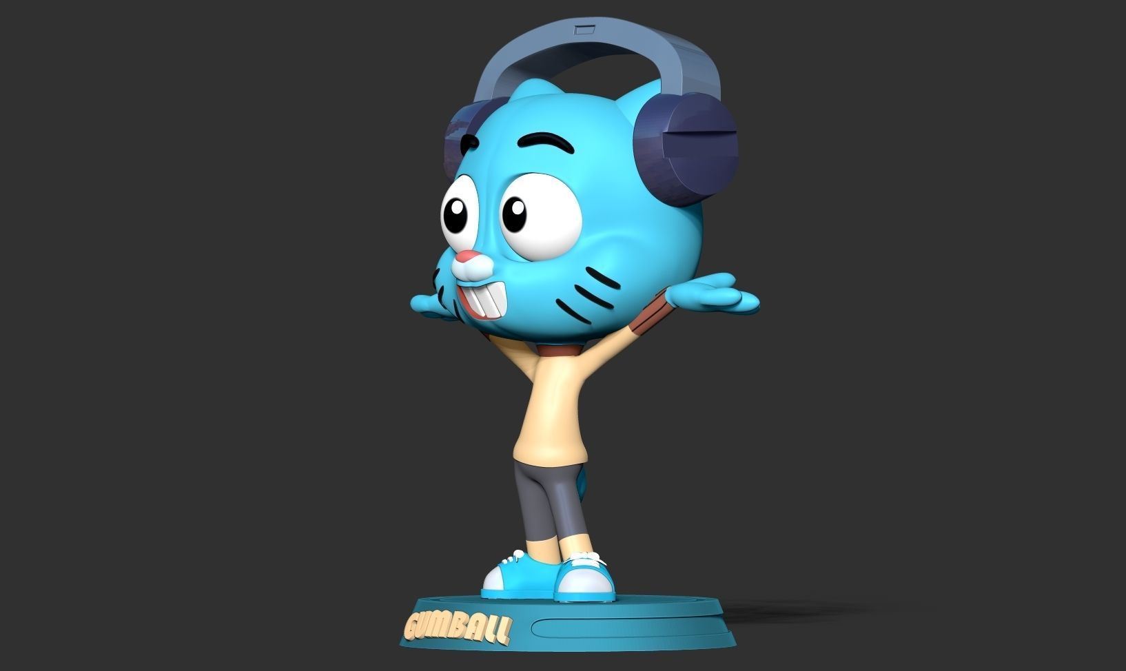 Gumball Watterson 3D print model_12