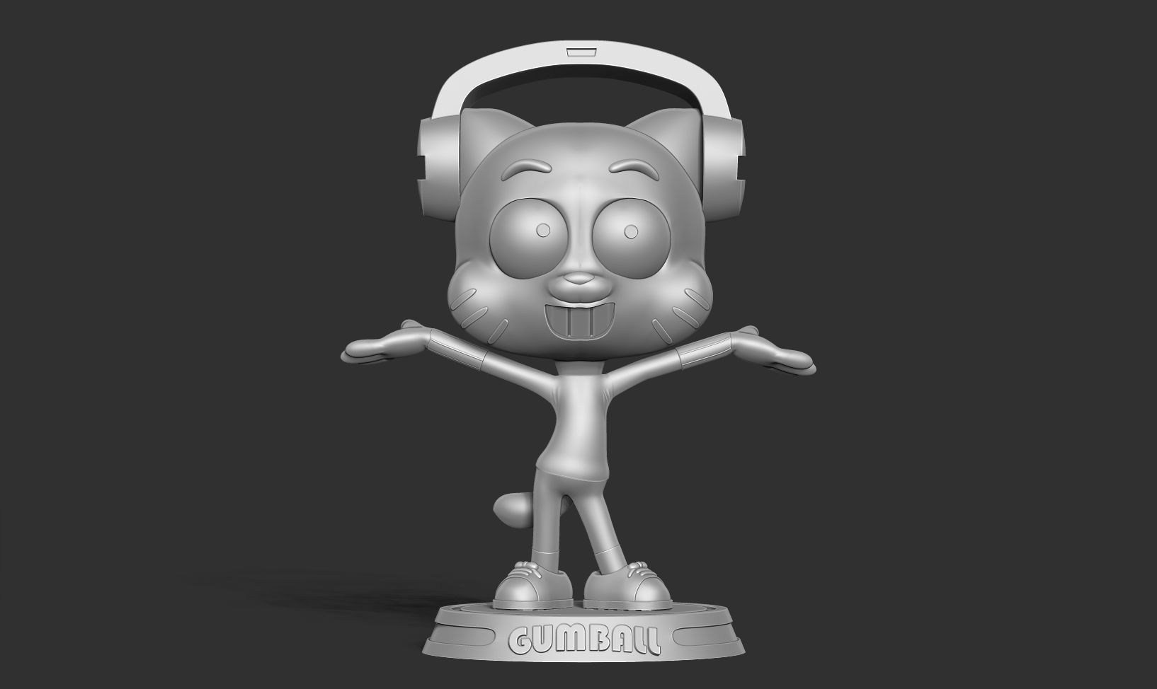 Gumball Watterson 3D print model_11