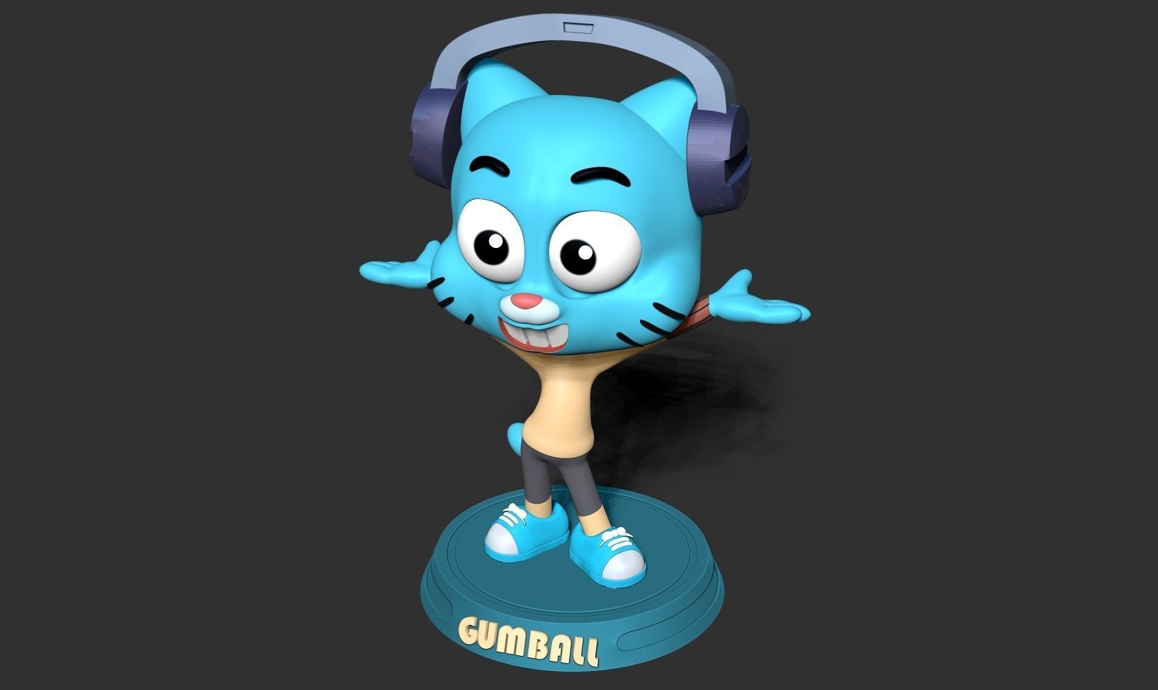 Gumball Watterson 3D print model_18