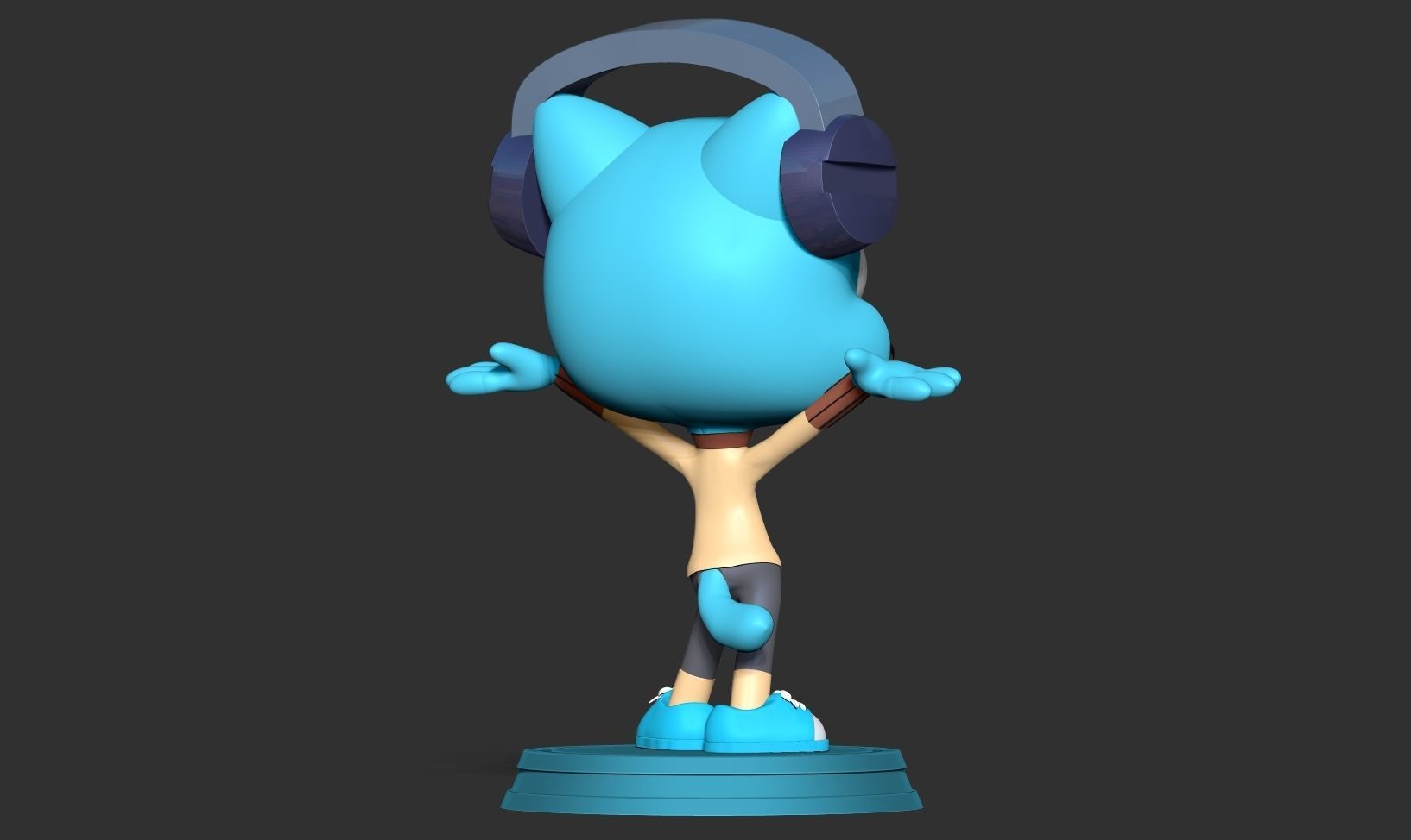 Gumball Watterson 3D print model_6
