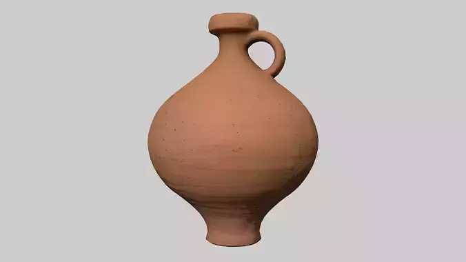 Antique clay jug 01