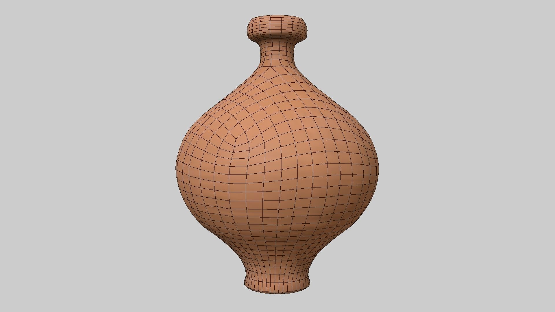 Antique clay jug 01 3D model_9