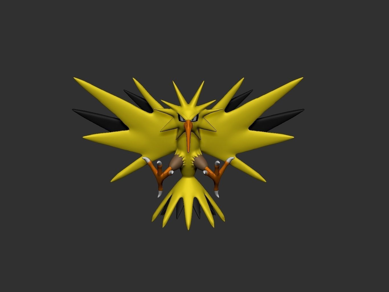 pokemon zapdos 3D print model_1