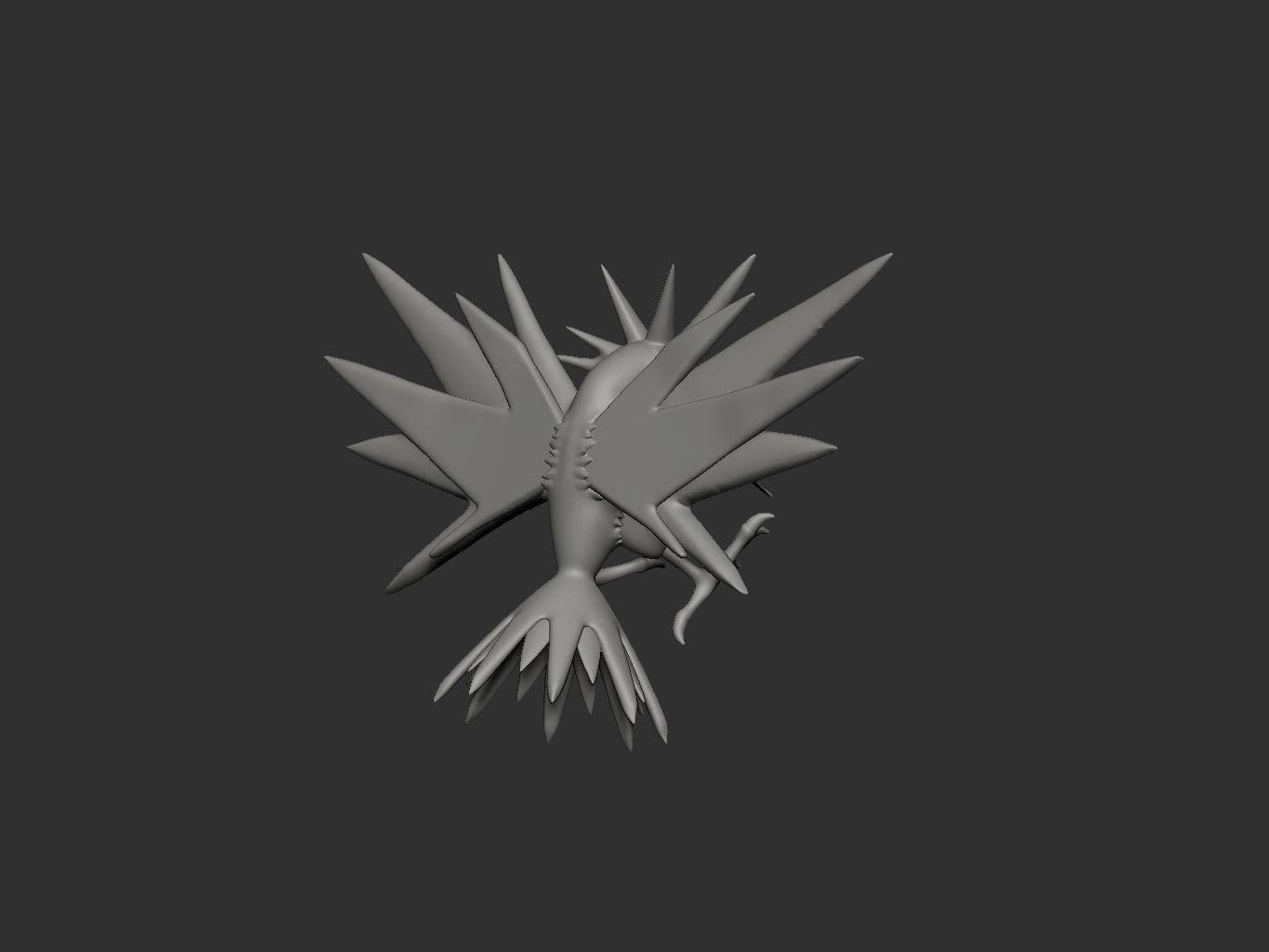 pokemon zapdos 3D print model_6