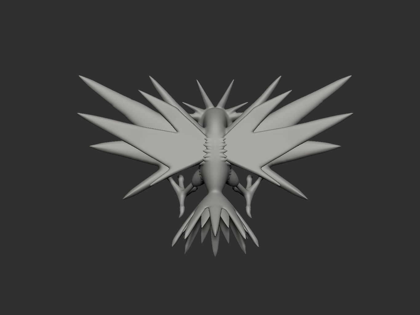pokemon zapdos 3D print model_8