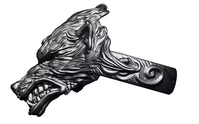 Wolf Ring  3D print model