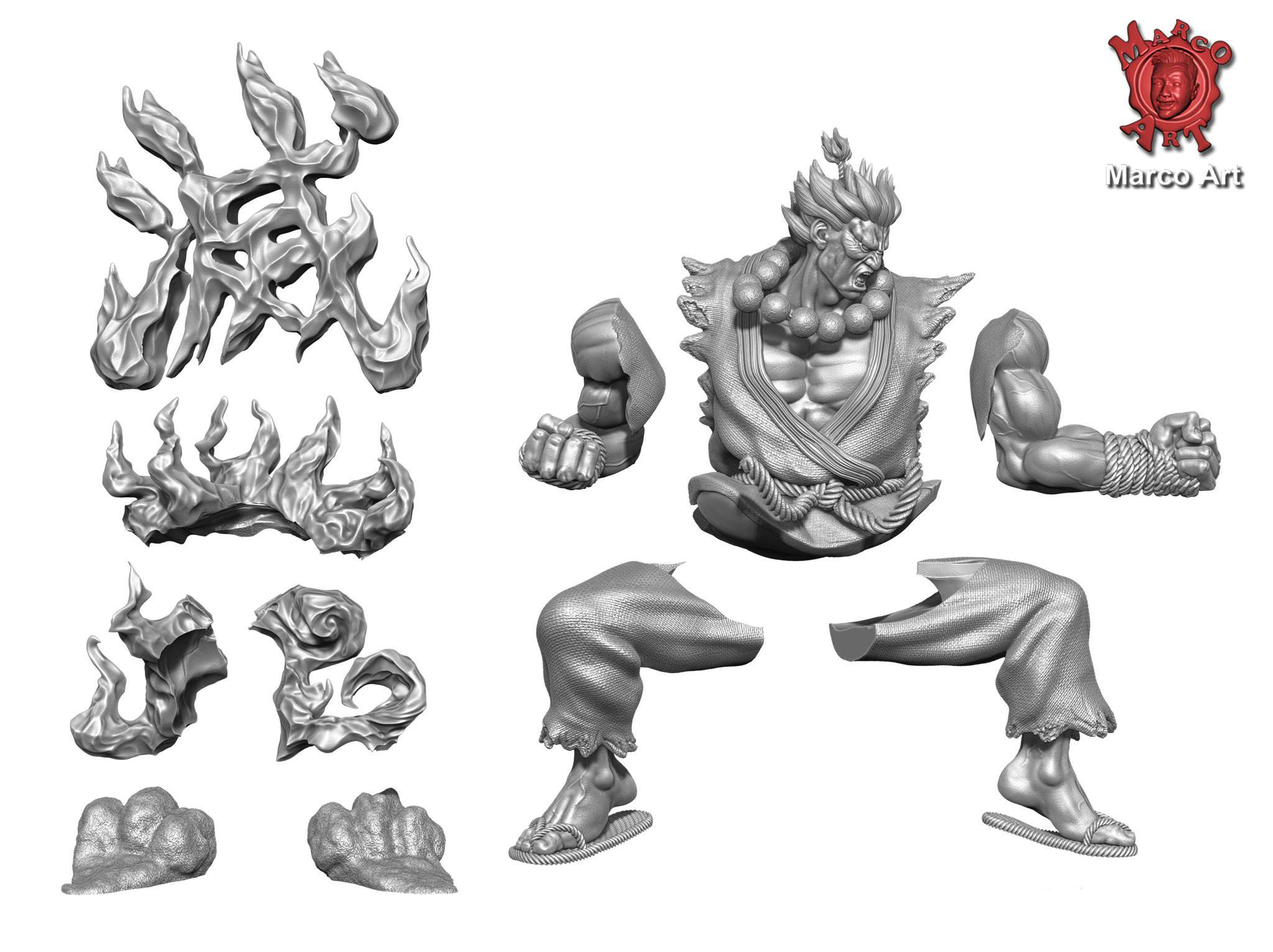 Gouki stl file 3D print model_5