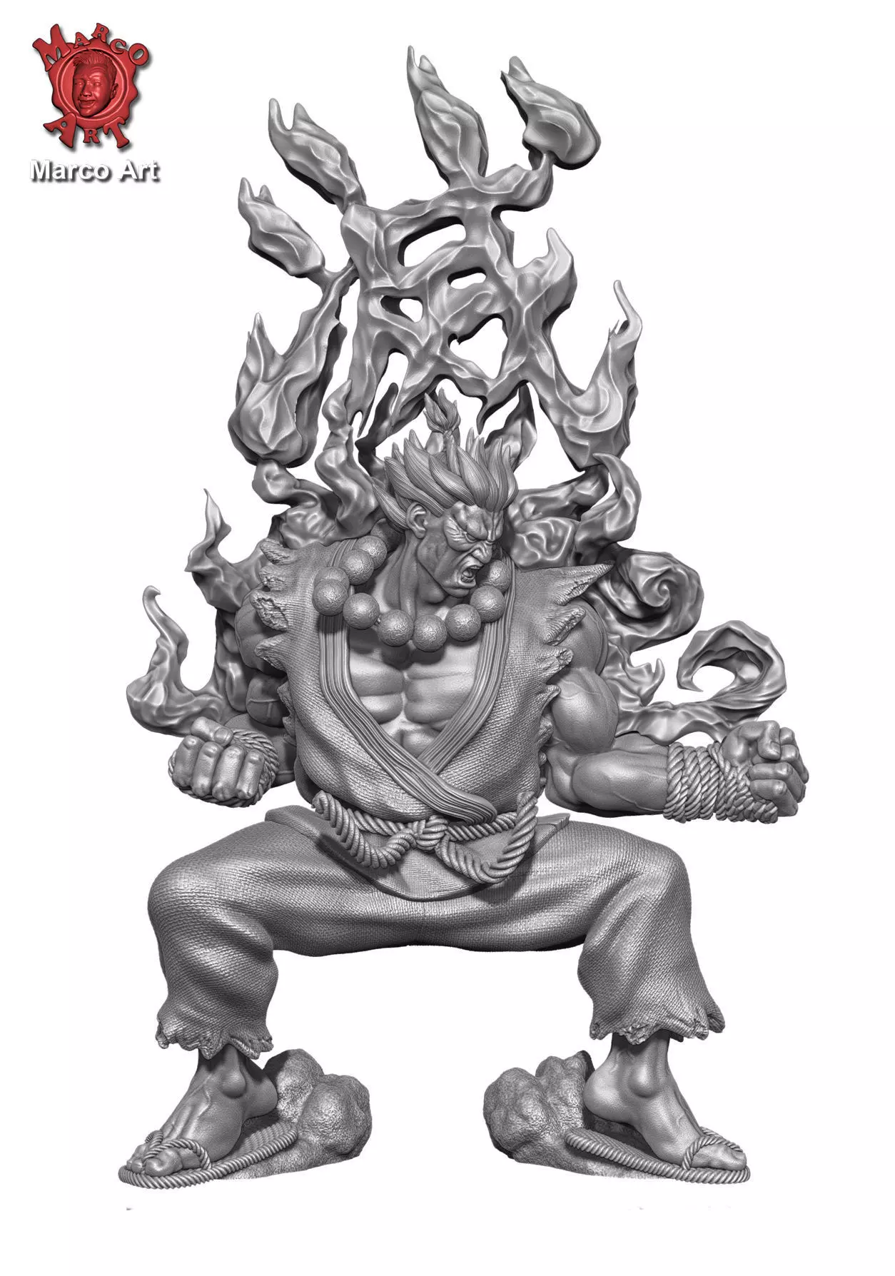 Gouki stl file 3D print model_0