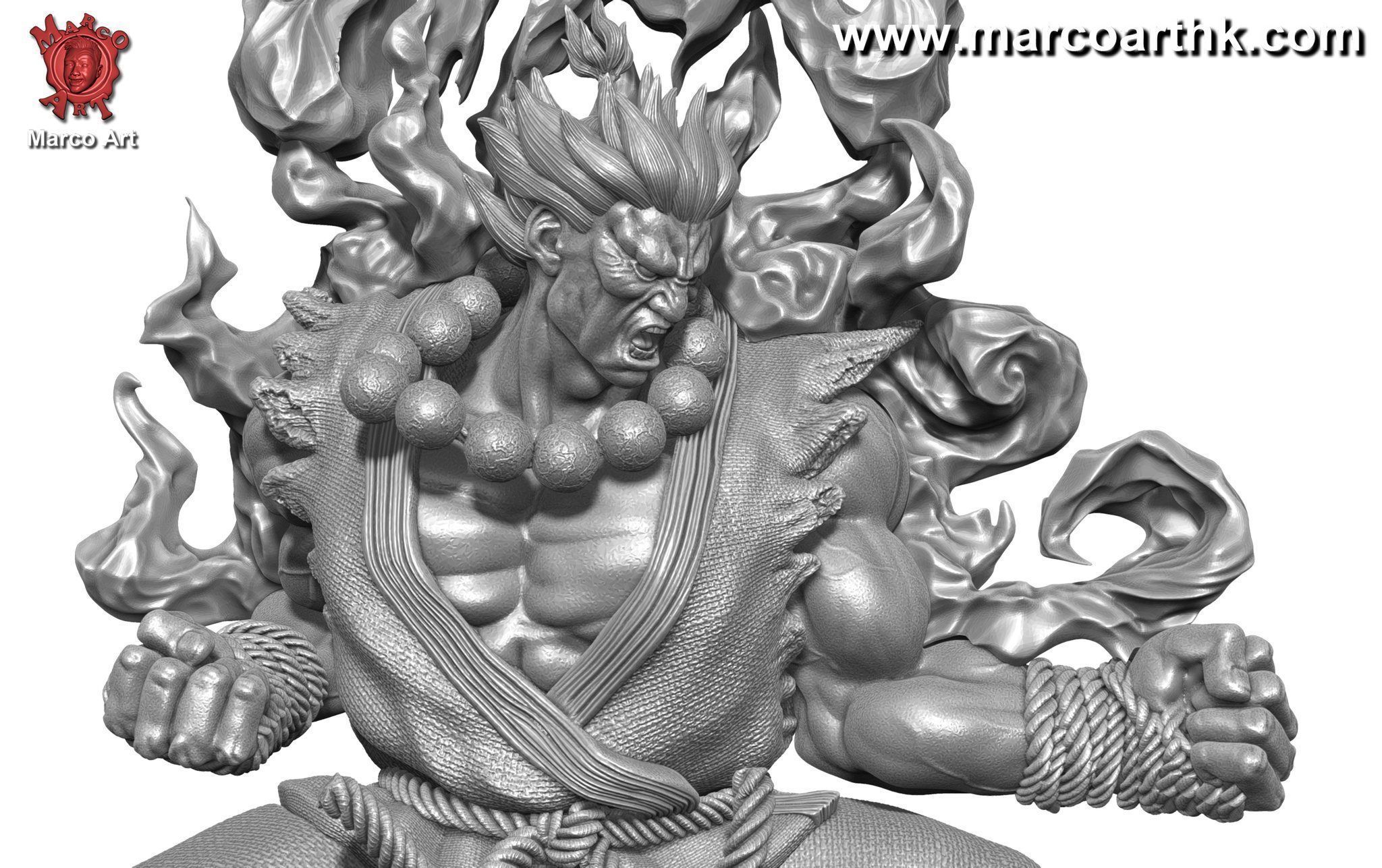 Gouki stl file 3D print model_2