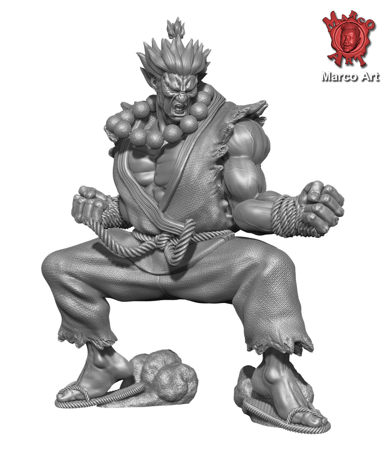 Gouki stl file 3D print model_3