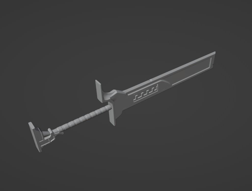 Kotal Kahn sword Bloody Sunrise Macana 3D print model_9