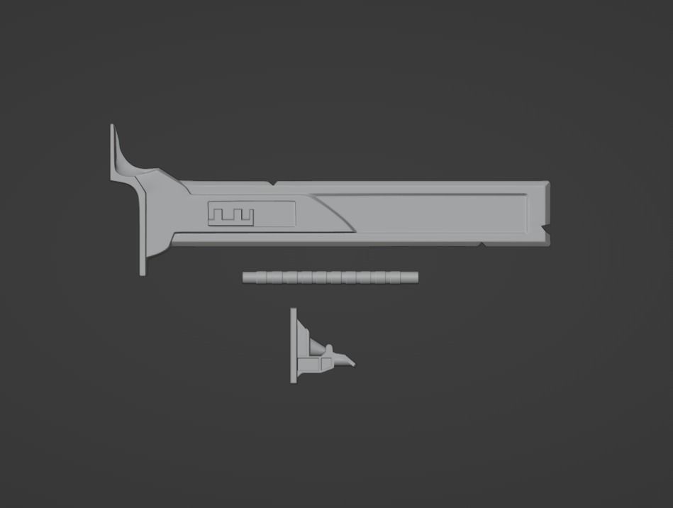Kotal Kahn sword Bloody Sunrise Macana 3D print model_8